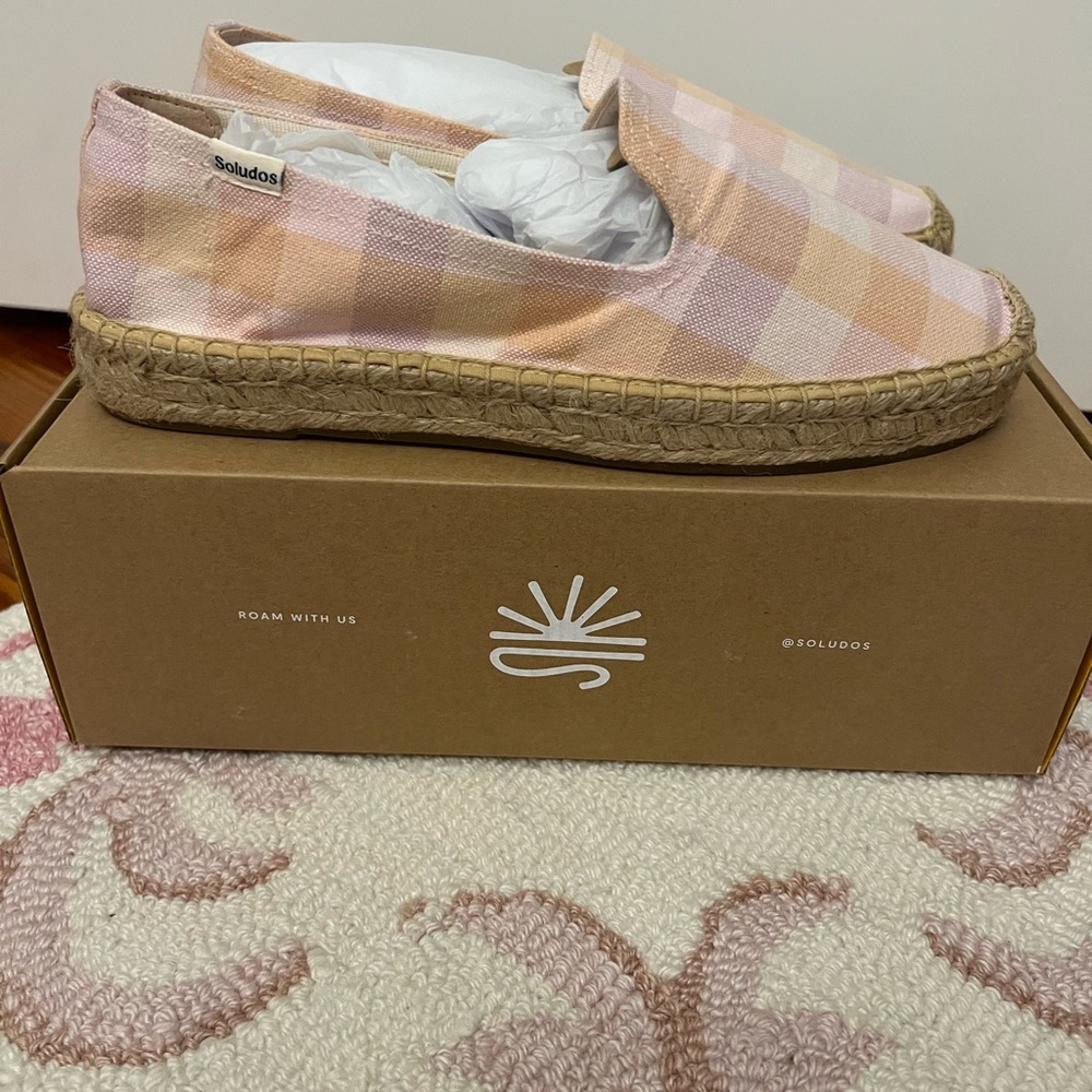 Soludos Women's Pastel Plaid Espadrilles